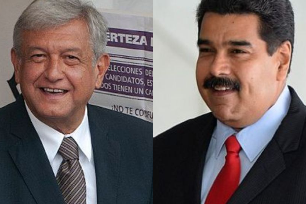 La supuesta nota del apoyo de Maduro a AMLO ha sido retomada por varios medios, sin embargo el video es un montaje. Fotos Wikicommons. La supuesta nota del apoyo de Maduro a AMLO ha sido retomada por varios medios, sin embargo el video es un montaje. Fotos Wikicommons.
