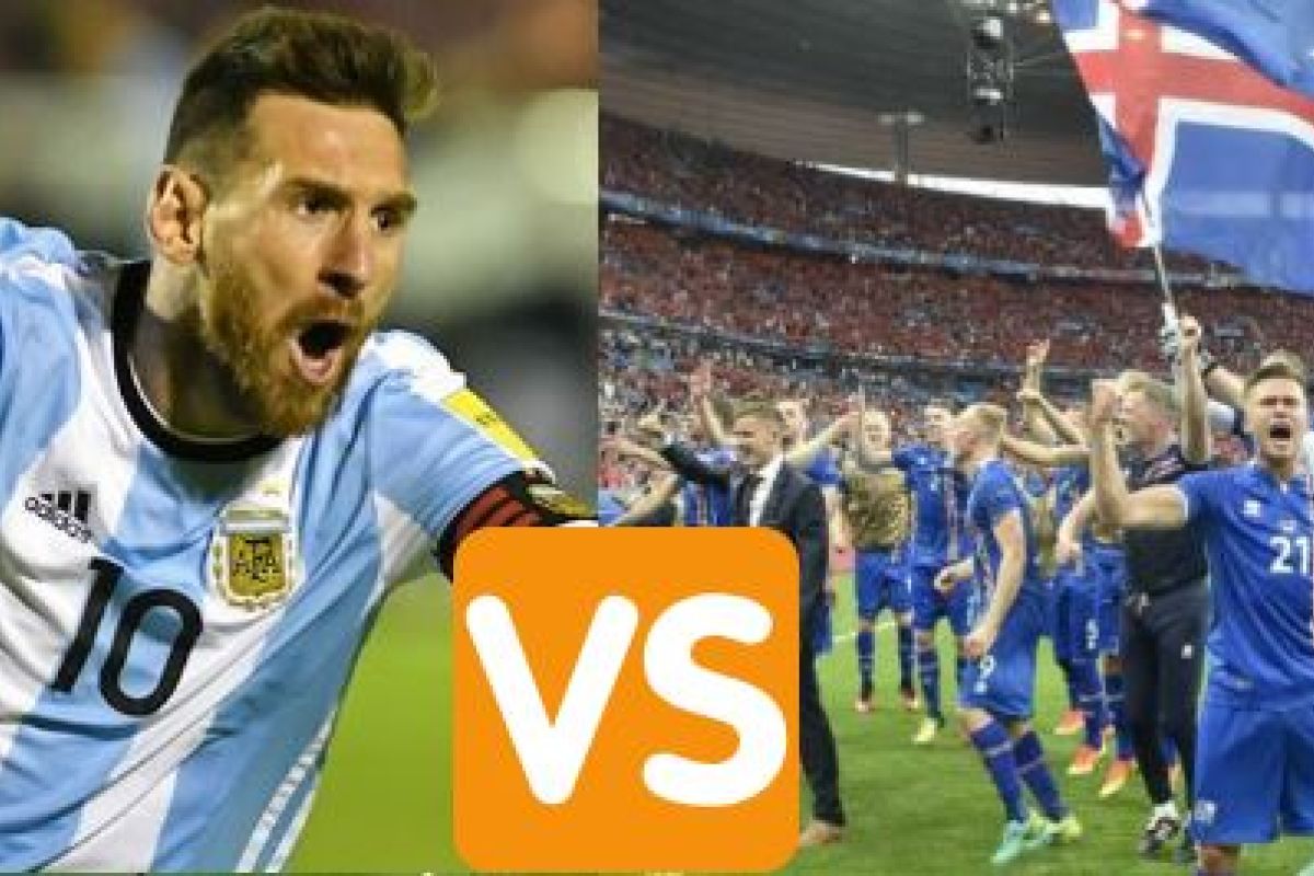 Argentina busca su tercera copa del mundo, Islandia participa por primera vez. Nada en un mundial podría ser más parecido a un David vs Goliat. Argentina busca su tercera copa del mundo, Islandia participa por primera vez. Nada en un mundial podría ser más parecido a un David vs Goliat.