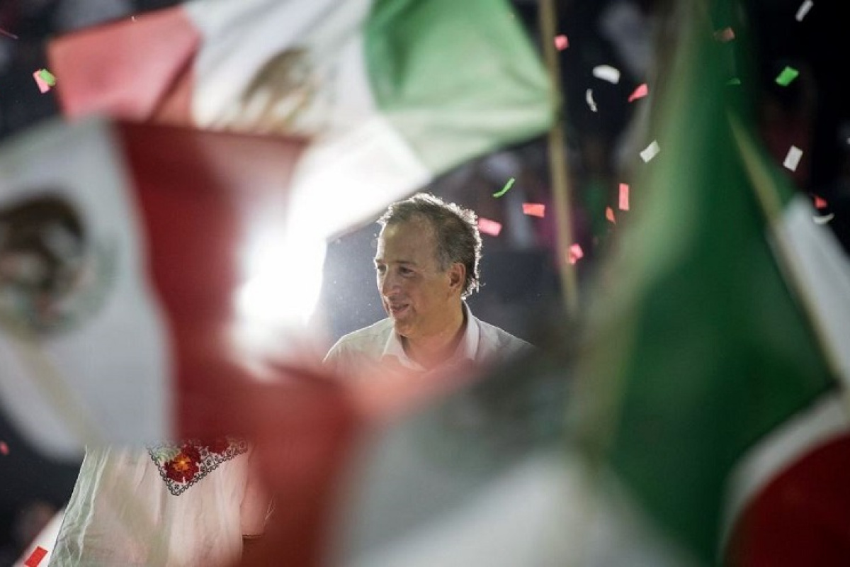 José Antonio Meade, abanderado del PRI, obtuvo el tercer lugar en las elecciones presidenciales del 1 de julio José Antonio Meade, abanderado del PRI, obtuvo el tercer lugar en las elecciones presidenciales del 1 de julio