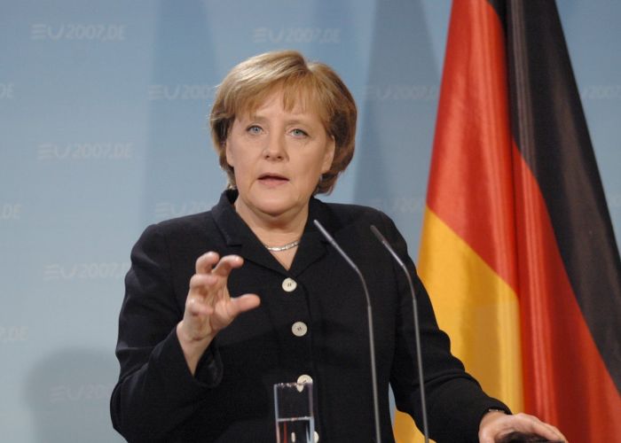 Alemania, nación liderada por Angela Merkel, presentó un crecimiento anual ala baja, sin embargo su tendencia para este 2015 se calificó de positiva.