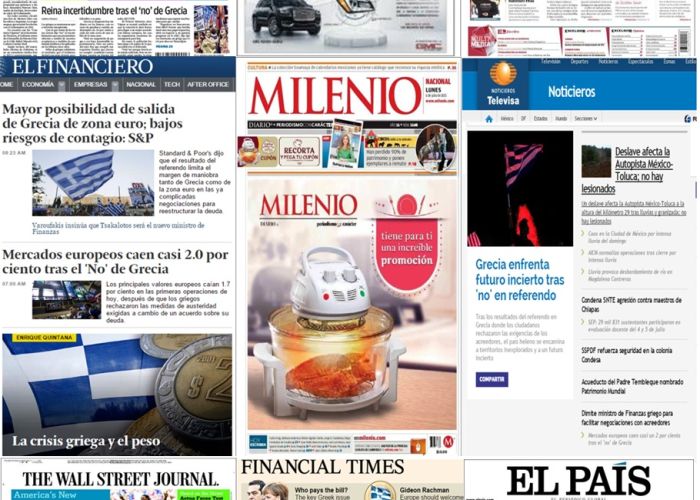 Los principales titulares en la prensa de México y el mundo del 6 de julio.