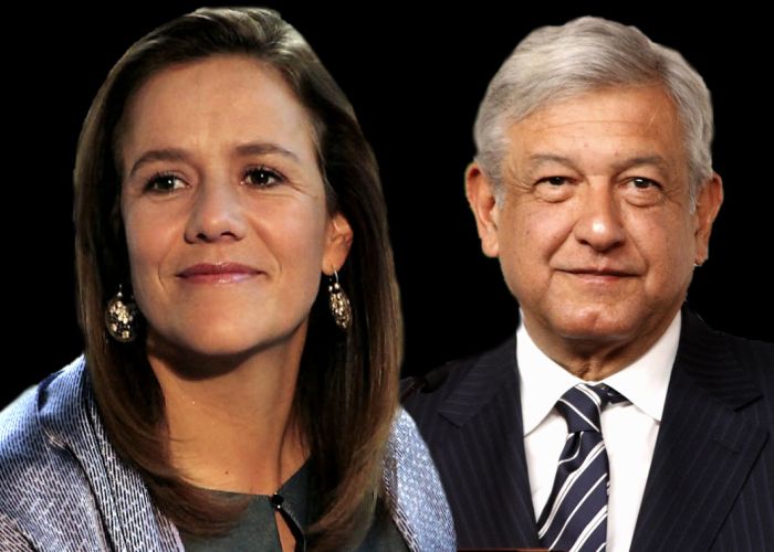 Margarita Zavala y Andrés Manuel López Obrador se colocan con el 35% de las preferencias ciudadanas cada uno, según la encuesta dada a conocer ayer por Reforma.