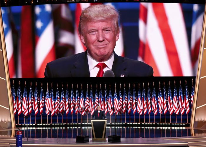 Donald Trump oficializó sus intenciones de construir el muro en el cierre de la Convención Republicana. En Cleveland, Ohio 