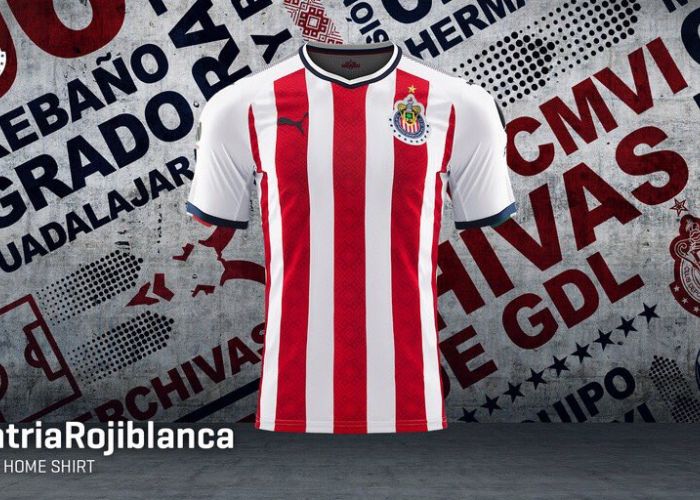 El jersey de las Chivas luce la doceava estrella en la parte superior del escudo