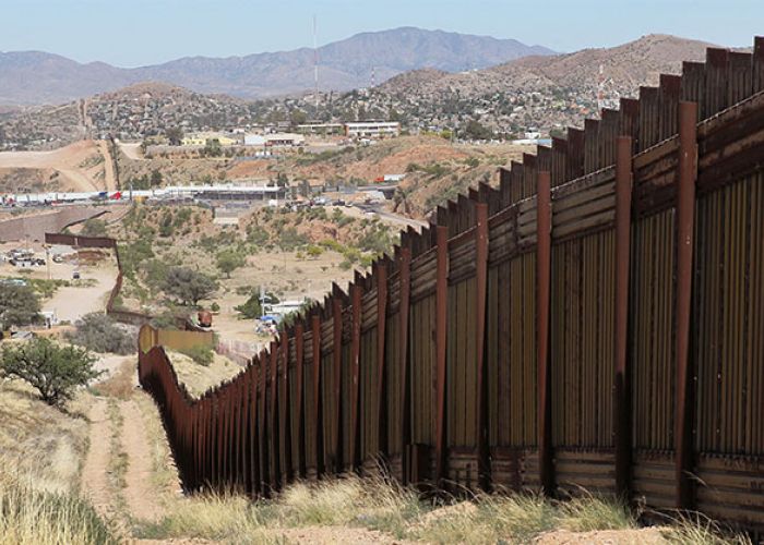 El muro dividirá a México y Estados Unidos en toda la frontera.