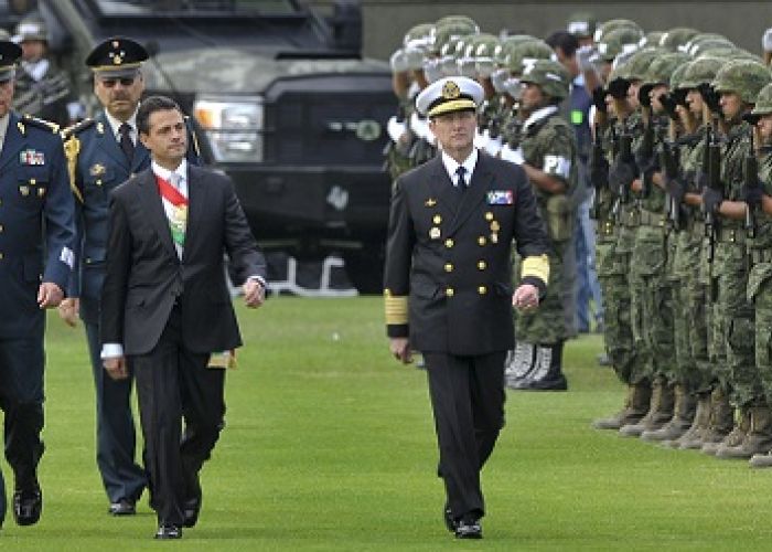 Para EPN es fundamental salvaguardar la seguridad interior del país, para esto propone el uso de los elementos de las fuerzas armadas.