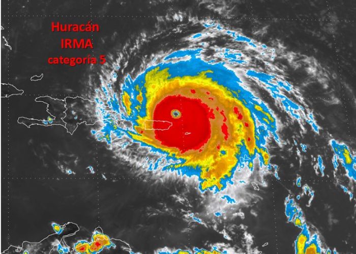 Huracán Irma. Foto: Conagua
