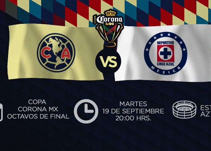 América y Cruz Azul chocan en octavos de final de la Copa Mx