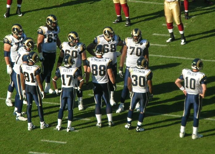 Los Ángeles Rams reciben a los Giants. Foto: Rams/Wikimedia