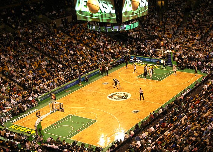 Boston Celtics. Foto: TD Garden, estadio de los Celtics/Wikimedia
