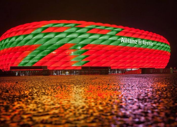 Allianz Arena. Foto: Bayern München/Twitter @FCBayern