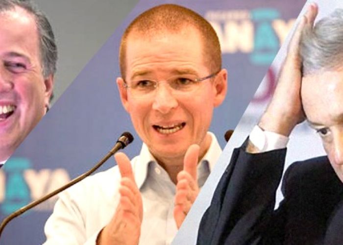 Meade, Anaya y AMLO rumbo a las elecciones del 2018.