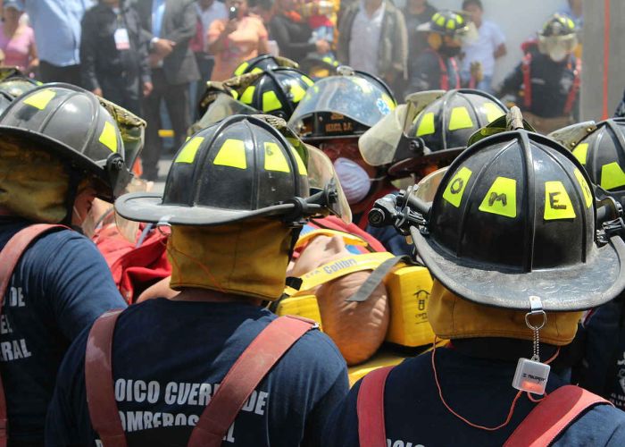 Incendios en Querétaro. Foto: Bomberos/Flickr