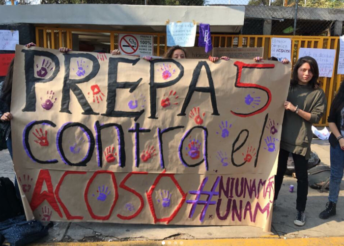 El profesor de historia de prepa 5 acusado de acoso sexual fue despedido por la UNAM. Foto: Instagram / rrebelionn 