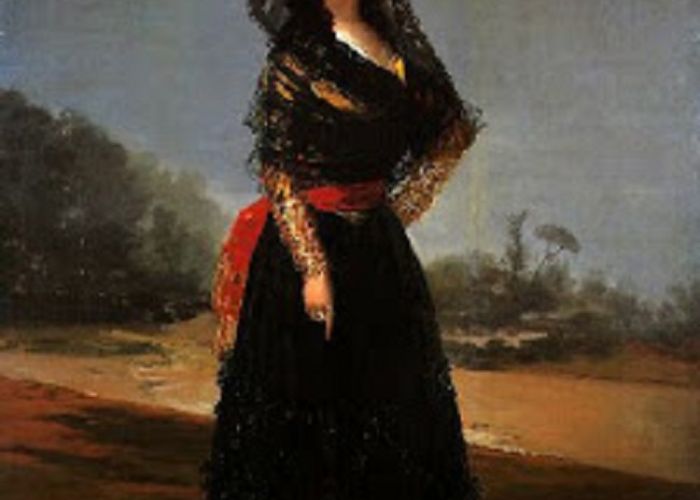 "La duquesa de Alba de negro" de Goya en el Museo del Palacio de Bellas Artes