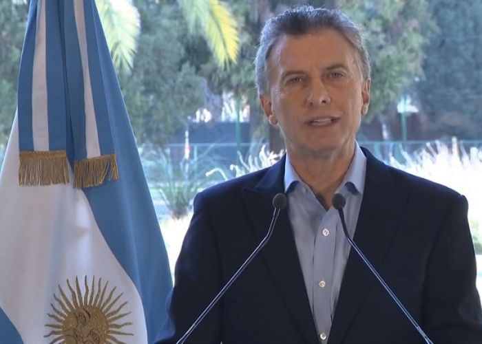 Mauricio Macri, presidente de la República de Argentina.