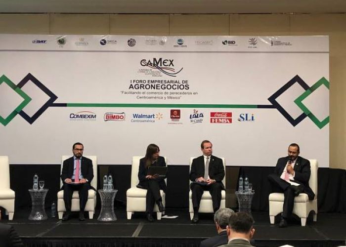 Foro Empresarial de Agronegocios organizado por la Cámara de Comercio e Industria Guatemalteco Mexicana, julio 2018 (@SATGT)