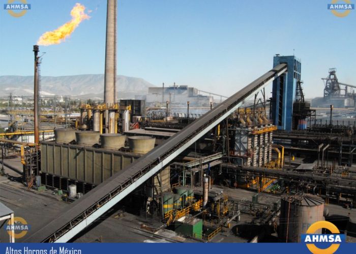 Altos Hornos de México es una de las empresas siderúrgicas más importantes del país. 