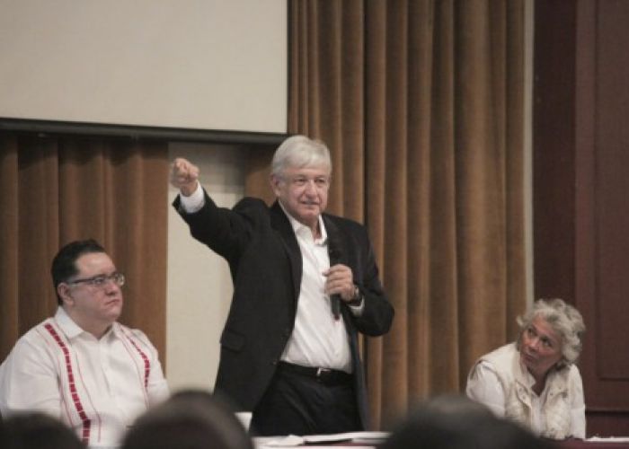 Andrés Manuel López Obrador se reunió el 11 de agosto con los virtuales delegados regionales y estatales