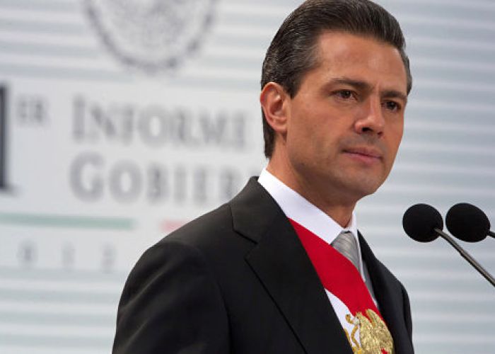 El presidente Enrique Peña Nieto en su Primer Informe de Gobierno, 2013 (Wikipedia)