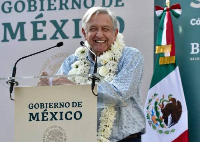 El presidente López Obrador en el lanzamiento del programa Sembrando Vida en Córdoba, Veracruz, el pasado 3 de febrero.