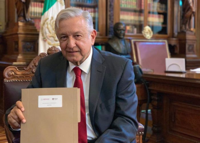 A través de un video el presidente López Obrador divulgó el Plan Nacional de Desarrollo 2019-2024