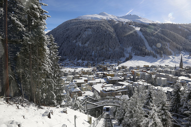 Davos, vista desde la cumbre