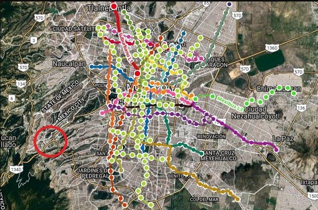 Santa Fe desconectado de los sistemas de transporte público masivo de la ciudad.