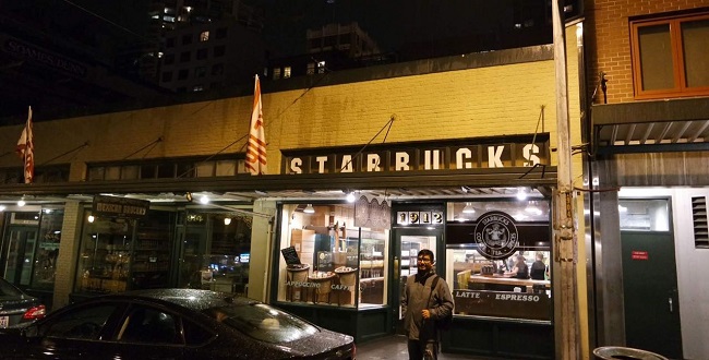 Primer Starbucks en Seattle Washington