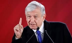 El presidente Andrés Manuel López Obrador dirige cada mañana una conferencia de prensa en Palacio Nacional. Aquí en enero de 2019. (Foto: lopezobrador.org.mx)