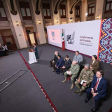 Conferencia de prensa del Gobierno Mexicano el 11 de febrero (Foto: Presidencia)