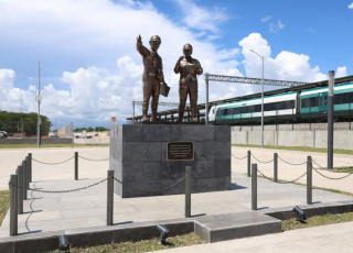 Estación del Tren Maya en Chetumal (Foto: lopezobrador.org.mx)