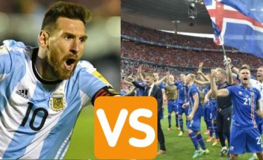 Argentina busca su tercera copa del mundo, Islandia participa por primera vez. Nada en un mundial podría ser más parecido a un David vs Goliat.