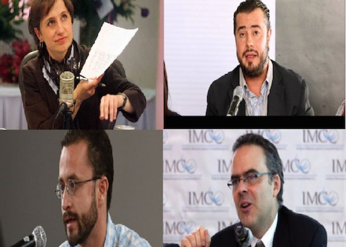 Carmen Aristegui, Juan Pardinas y Mario Patrón se agregan a la lista de blancos del Estado.