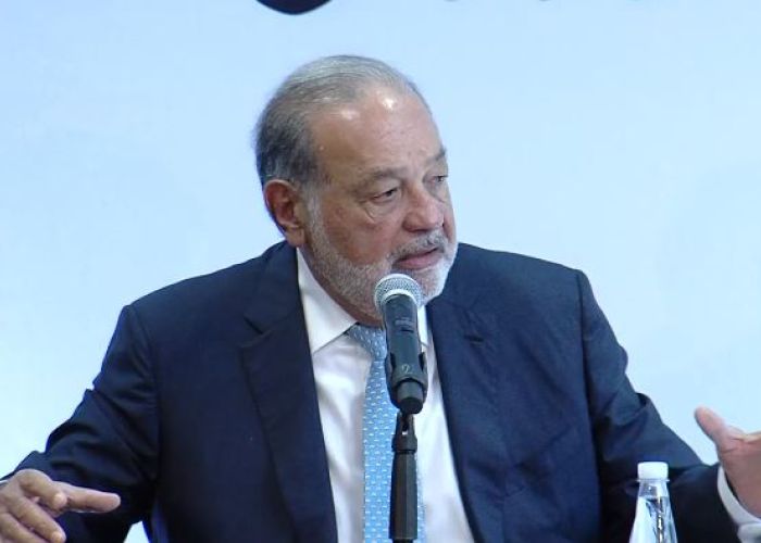 Carlos Slim, el hombre más rico de México, defendió la construcción del Nuevo Aeropuerto (NAICM)