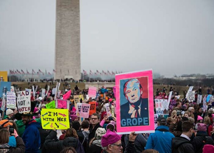 Aproximadamente 250 mil personas salieron a las calles de Londres a manifestarse contra Donald Trump (Foto: Rose Pineda)