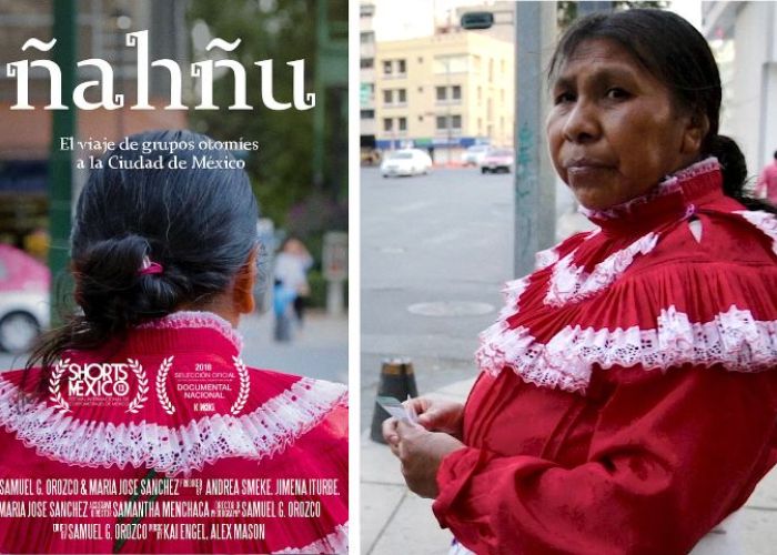 Cortometraje documental "Ñahñu: El viaje de grupos otomíes a la Ciudad de México".