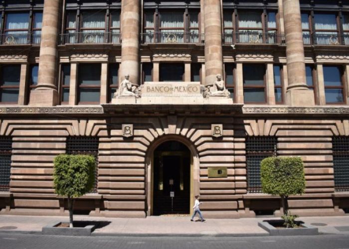 Fachada del edificio principal del Banco de México. (Foto: Arena Pública)