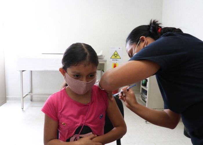 La Secretaria de Salud anunció el registro para aplicar vacunas a niños de entre 5 y 11 años. (Foto: Secretaría de Salud, Chiapas)