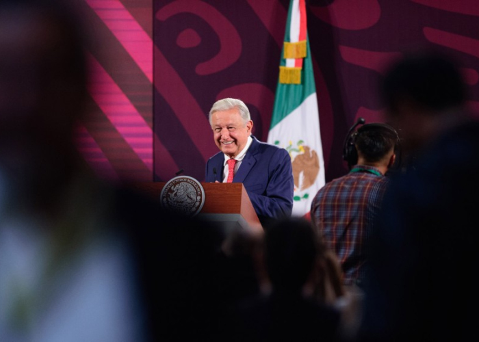 El presidente López Obrador el 4 de septiembre en Palacio Nacional (Foto: lopezobrador.org.mx)