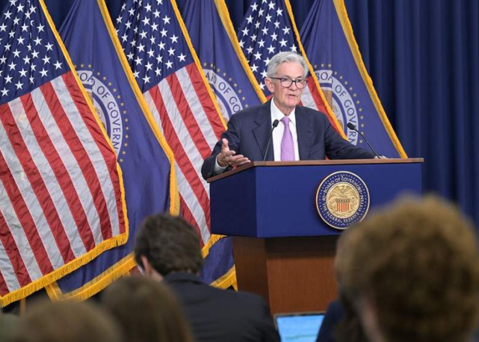 Jerome Powell, presidente de la Reserva Federal, el 18 de septiembre (Foto: X @federalreserve)