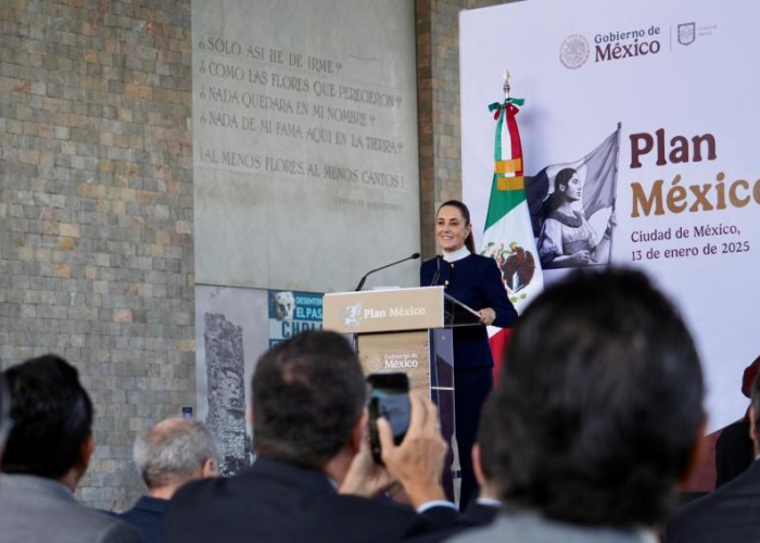 Presentación del Plan México en la Ciudad de México (Foto: Presidencia)