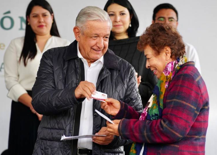 Pensión para el bienestar de adultos mayores.