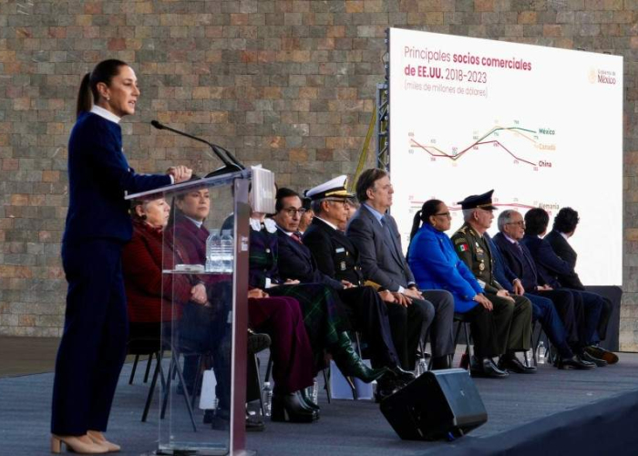 Presentación del Plan México el 13 de enero (Foto: Presidencia de la República) 